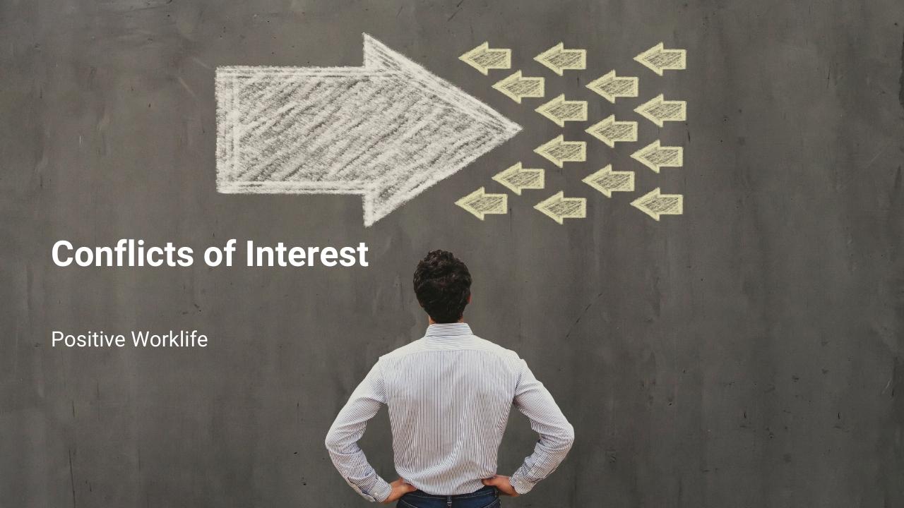 How to Deal with Organizational Conflict of Interest